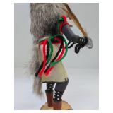 Handmade Signed Native American Kachina Figure #1 - Wolfman - Signed Mitchell