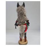 Handmade Signed Native American Kachina Figure #1 - Wolfman - Signed Mitchell