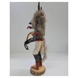 Handmade Signed Native American Kachina Figure #1 - Wolfman - Signed Mitchell