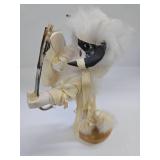 Handmade Signed Native American Kachina Figure #2 - Buffalo Warrior - Signed V.M.