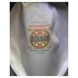 Excellent Vintage BORSALINO Italian Fur Diamonte Fedora Hat w/Box