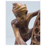 Very Nice Vintage Figural Wood Carving - Bali