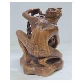 Very Nice Vintage Figural Wood Carving - Bali