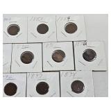 Lot of 26 US Indian Heads Pennies 1880-1908