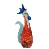 Excellent Vintage MURANO Art Glass Rooster