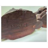 Very Nicely Carved Wood Pair of Vintage Bust Sculptures - Bali