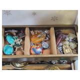 Vintage Jewelry Box Full of Vintage Costume etc Jewelry