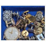 Vintage Jewelry Box Full of Vintage Men