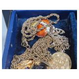 Vintage Jewelry Box Full of SIGNED Vintage Costume etc Jewelry