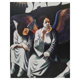 Large Tin Decor Sign - Black Sabbath Album Cover - "Heaven & Hell"