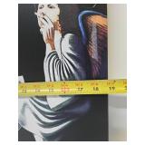 Large Tin Decor Sign - Black Sabbath Album Cover - "Heaven & Hell"