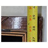 Very Nice LARGE Vintage Framed Signed Original Painting on Velvet - Signed Ortiz