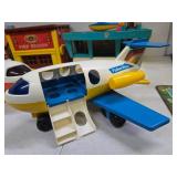 Large Group of Vintage Fisher Prices Little People Playsets