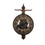 Great Looking Vintage Swiss BOTT All Wood Gear Clock