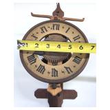Great Looking Vintage Swiss BOTT All Wood Gear Clock