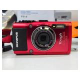 Excellent OLYMPUS "Tough" Model TG-4 Digital Camera w/Accessories