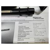 Audio Technica Model AT875R Microphone w/Accessories & Other Items