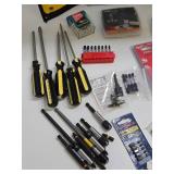 Excellent Lot of Brand New Unused Tools Bits Screwdrivers etc