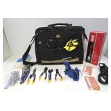 Excellent CLC Tools Case Full of Good Tools Supplies & LED Work Lamp