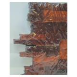 Very Cool Vintage Handmade Signed Brutalist Wood Wall Sculpture by Jack A. Miller