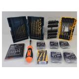 Great Estate Lot of Brand New Drill Bits