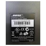 Excellent Working BOSE Companion 2 Series II Multimedia Speaker System