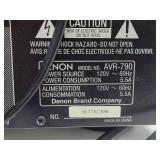 Nice Working DENON Model AVR-790 Stereo Receiver w/Remote