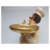 Large Figural Chef Kitchen Display Stand Statue