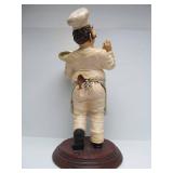 Large Figural Chef Kitchen Display Stand Statue