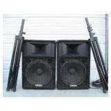 Quality Large YAMAHA Speaker Set w/Stands - Model S1151V