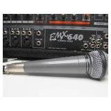 Working YAMAHA Model EMX 640 Powered Mixer w/Microphone