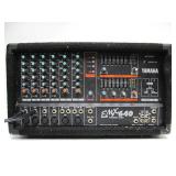 Working YAMAHA Model EMX 640 Powered Mixer w/Microphone