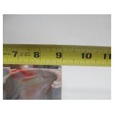 Set of Antique Clay or Catalin Poker chips & Swirled Bakelite or Plastic Tray