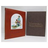 Beautiful Large NORMAN ROCKWELL Art Book w/Leather Case - Hand Signed by Rockwell