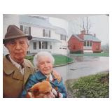 Beautiful Large NORMAN ROCKWELL Art Book w/Leather Case - Hand Signed by Rockwell