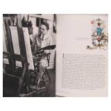 Beautiful Large NORMAN ROCKWELL Art Book w/Leather Case - Hand Signed by Rockwell