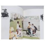 Beautiful Large NORMAN ROCKWELL Art Book w/Leather Case - Hand Signed by Rockwell