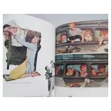 Beautiful Large NORMAN ROCKWELL Art Book w/Leather Case - Hand Signed by Rockwell