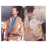 Beautiful Large NORMAN ROCKWELL Art Book w/Leather Case - Hand Signed by Rockwell