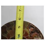 Lovely Large Genuine Natural Ammonite Specimen w/Quartz/Crystals