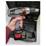 Very Nice Condition CRAFTSMAN VSR Cordless Drill Driver w/Case