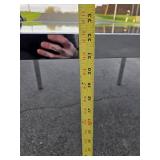 Great Looking Designer Chrome & Mirrored Glass Square Coffee Table