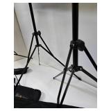 Lot of 3 KHM Portable Folding Music Stands w/Cases