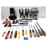 Very Nice Lot of Assorted Good Hand Tools Clamps Saw etc
