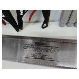 Very Nice Lot of Assorted Good Hand Tools Clamps Saw etc