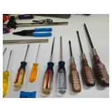 Very Nice Lot of Assorted Good Hand Tools Clamps Saw etc