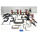 Large Group of Assorted Clamps