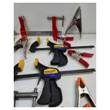 Large Group of Assorted Clamps