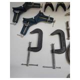 Large Group of Assorted Clamps