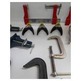 Large Group of Assorted Clamps